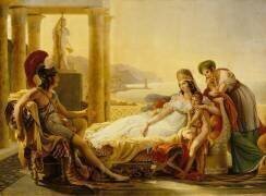 Didon. Enée racontant à Didon les malheurs de la ville de Troie (Pierre-Narcisse Guérin) - Muzeo.com