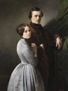 Edouard Dubufe et sa femme (Claude-Marie Dubufe) - Muzeo.com