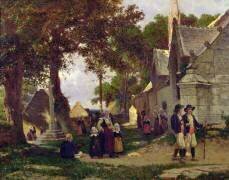 Église en Bretagne (Otto Weber) - Muzeo.com