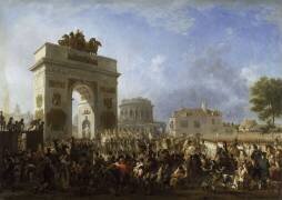 Entrée de la Grande Armée à Paris par la barrière de la Villette, 25 novembre 1807 (Nicolas Antoine Taunay) - Muzeo.com