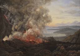 Éruption du volcan Vésuve (Johan Christian Dahl) - Muzeo.com