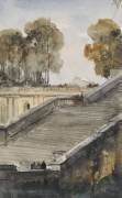 Escalier de l'Orangerie de Versailles (François-Marius Granet) - Muzeo.com