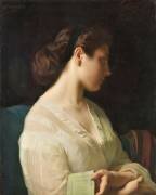 Etude de jeune fille dit la jeune grecque (Hippolyte Flandrin) - Muzeo.com