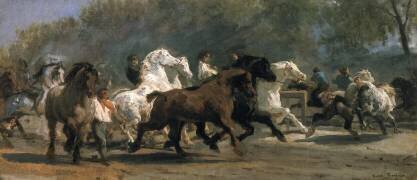 Étude pour le marché du cheval (Rosa Bonheur) - Muzeo.com