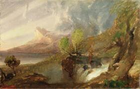 Étude pour une scène sauvage (Thomas Cole) - Muzeo.com