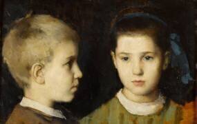 Eugénie et Jules Henner (Jean-Jacques Henner) - Muzeo.com