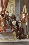 Fabio Albergati reçu par Philippe II d'Espagne (Giovanni Antonio Burrini) - Muzeo.com