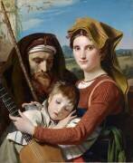 Famille de berger romain dans la  Campagna (François-Joseph Navez) - Muzeo.com