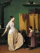Femme à sa toilette (Ferdinand Wachsmuth) - Muzeo.com