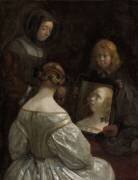 Femme à son miroir (Gérard ter Borch) - Muzeo.com