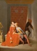 Francesca da Rimini et Paolo Malatesta (Jean-Auguste-Dominique Ingres) - Muzeo.com