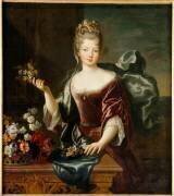 Françoise Marie de Bourbon, Mademoiselle de Blois, duchesse d'Orléans en 1692 (1677-1749) (Jean-François de Troy) - Muzeo.com