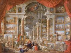 Galerie de vues de la Rome Moderne (Giovanni Paolo Pannini) - Muzeo.com