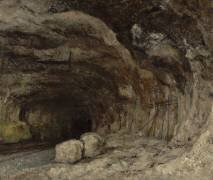 Grotte de la Sarrazine près de Nans-sous-Sainte-Anne (Gustave Courbet) - Muzeo.com