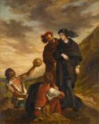 Hamlet et Horatio au cimetière (Eugène Delacroix) - Muzeo.com
