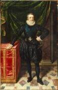 Henri IV, roi de France (1553-1610) en costume noir (Frans Pourbus le Jeune) - Muzeo.com