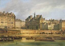 Hôtel de Ville et remblai (Giuseppe Canella) - Muzeo.com
