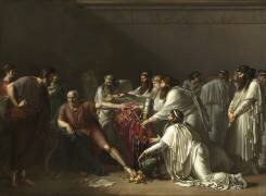 Hippocrate refusant les présents d'Artaxercès (Anne-Louis Girodet) - Muzeo.com