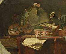 Instruments de la Musique Civile (Jean Siméon Chardin) - Muzeo.com