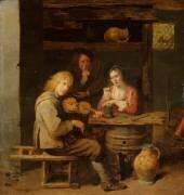 Intérieur de cabaret (David Ryckaert the Younger) - Muzeo.com