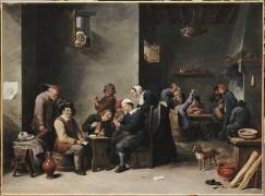 Intérieur de cabaret : la partie de cartes (David Teniers the Younger) - Muzeo.com