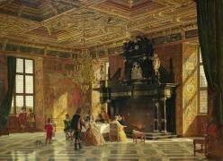 Intérieur de la salle des chevaliers (Heinrich Hansen) - Muzeo.com