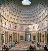 Intérieur du Panthéon (Giovanni Paolo Pannini) - Muzeo.com