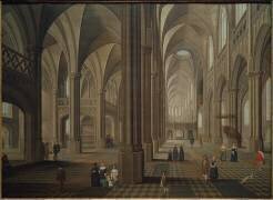 Intérieur d'une église gothique (Pieter Neefs le Vieux) - Muzeo.com