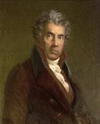 Jacques-Louis David, peintre (1748-1825) - représenté pendant son exil à Bruxelles (Marie Eleonore Godefroid) - Muzeo.com