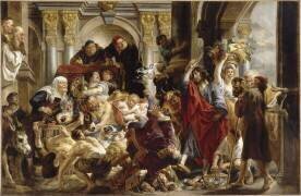 Jésus chassant les marchands du temple (Jacob Jordaens) - Muzeo.com