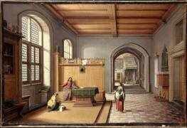 Jésus chez Marthe et Marie (Hendrick van Steenwyck le...) - Muzeo.com