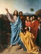 Jésus remettant à saint Pierre les clés du Paradis (Jean-Auguste-Dominique Ingres) - Muzeo.com