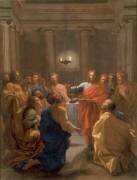 Jésus-Christ instituant l'Eucharistie (Nicolas Poussin) - Muzeo.com