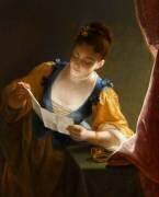 Jeune fille lisant une lettre (Jean Raoux) - Muzeo.com