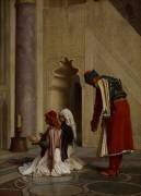 Jeunes Grecs dans la mosquée (Jean-Léon Gérôme) - Muzeo.com