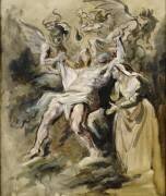 Job tourmenté par les démons (Eugène Delacroix) - Muzeo.com