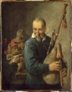 Joueur de cornemuse (David Teniers the Younger) - Muzeo.com