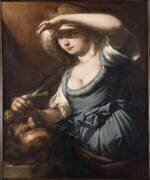 Judith qui vient de trancher la tête d'Holopherne (Giovanni Battista Spinelli) - Muzeo.com