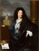 Jules Hardouin Mansart (1645-1708), premier architecte et surintendant des bâtiments du roi (Hyacinthe Rigaud) - Muzeo.com