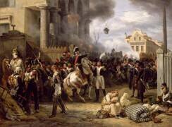 La Barrière de Clichy, défense de Paris le 30 mars 1814 (Horace Vernet) - Muzeo.com