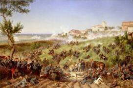 La bataille de Montebello, le 20 mai 1859 (Henri Félix Emmanuel...) - Muzeo.com