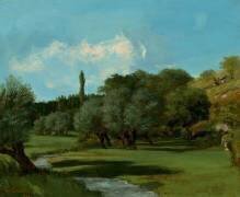 La Bretonnerie dans le département de l'Indre (Gustave Courbet) - Muzeo.com