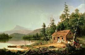 Home in the Woods (Thomas Cole) - Muzeo.com
