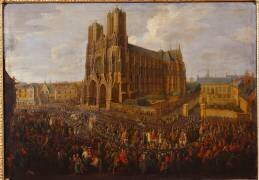 La Cavalcade le lendemain de Sacre à Reims, 26 octobre 1722 (Pierre Denis Martin) - Muzeo.com