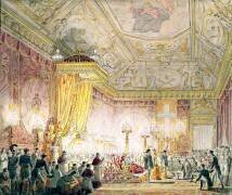 La chapelle mortuaire de Louis XVIII (Jean-Baptiste Isabey) - Muzeo.com