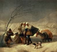 La Chute de Neige (Francisco de Goya) - Muzeo.com