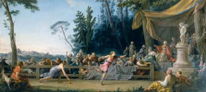 La Course d'Hippomène et d'Atalante (Noël Halle) - Muzeo.com