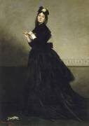 La Dame au gant. Mme Carolus-Duran, née Pauline Croizette (Carolus-Duran) - Muzeo.com