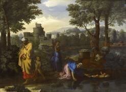 La découverte de Moïse (Nicolas Poussin) - Muzeo.com