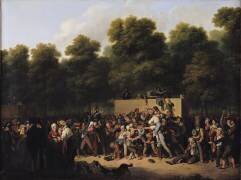 La distribution de mets et vins sur les Champs-Elysées (Louis-Léopold Boilly) - Muzeo.com